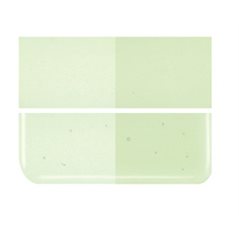 Bullseye Pale Green - Transparent - 2mm - Thin Rolled - Fusing Glas Tafeln