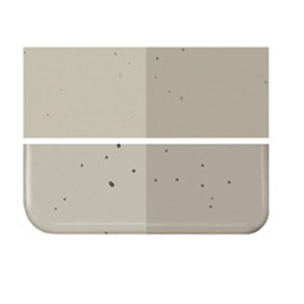 Bullseye Khaki - Transparent - 2mm - Thin Rolled - Fusing Glas Tafeln