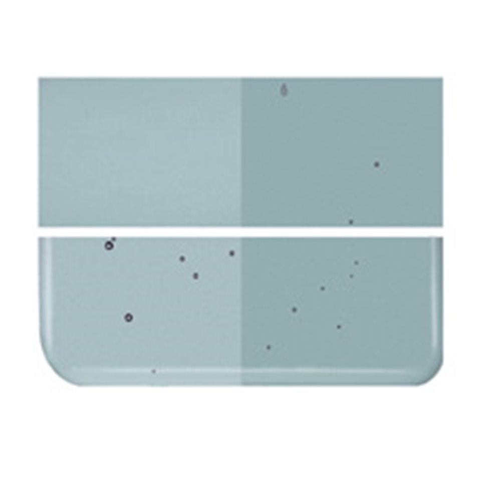 Bullseye Sea Blue - Transparent - 2mm - Thin Rolled - Fusing Glas Tafeln
