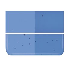 Bullseye True Blue - Transparent - 2mm - Thin Rolled - Fusing Glas Tafeln