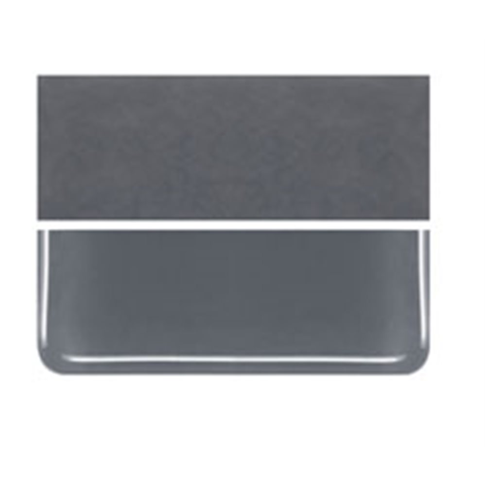 Bullseye Slate Gray - Opaleszent - 3mm - Fusing Glas Tafeln