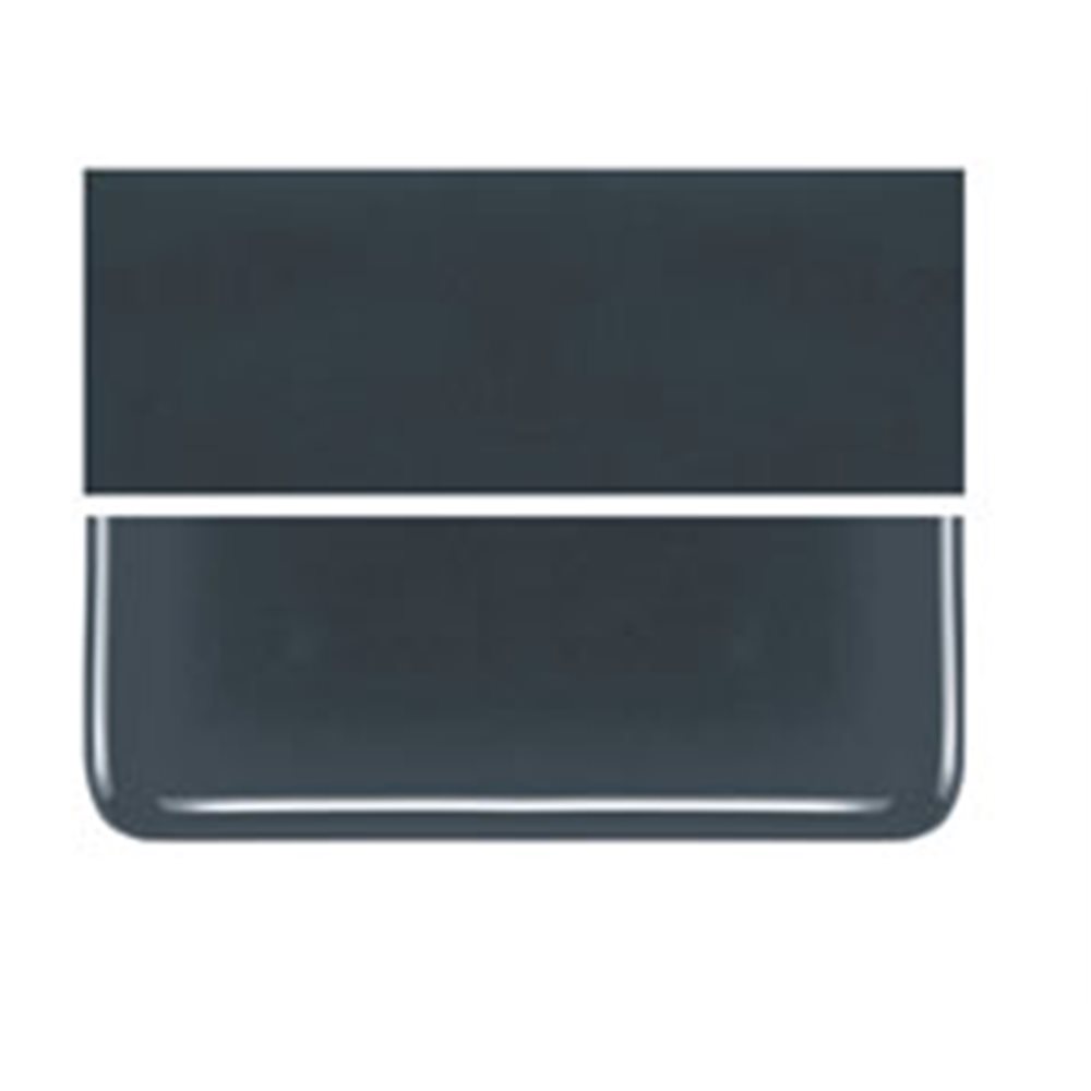 Bullseye Deep Gray - Opalescent - 3mm - Fusible Glass Sheets