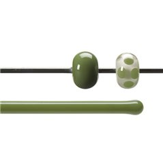 Bullseye Stange - Olive Green - 4-6mm - Opaleszent