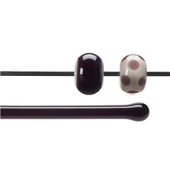 Bullseye Rods - Deep Plum - 4-6mm - Transparent