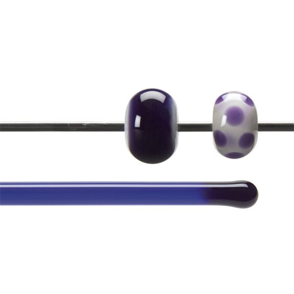 Bullseye Rods - Gold Purple - 4-6mm - Transparent