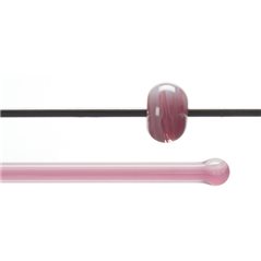 Bullseye Rods - Clear & Pink Opal - 4-6mm - Transparent