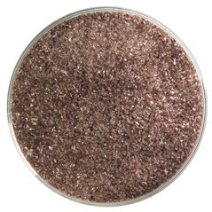 Bullseye Frit - Dark Rose Brown - Fein - 450g - Transparent