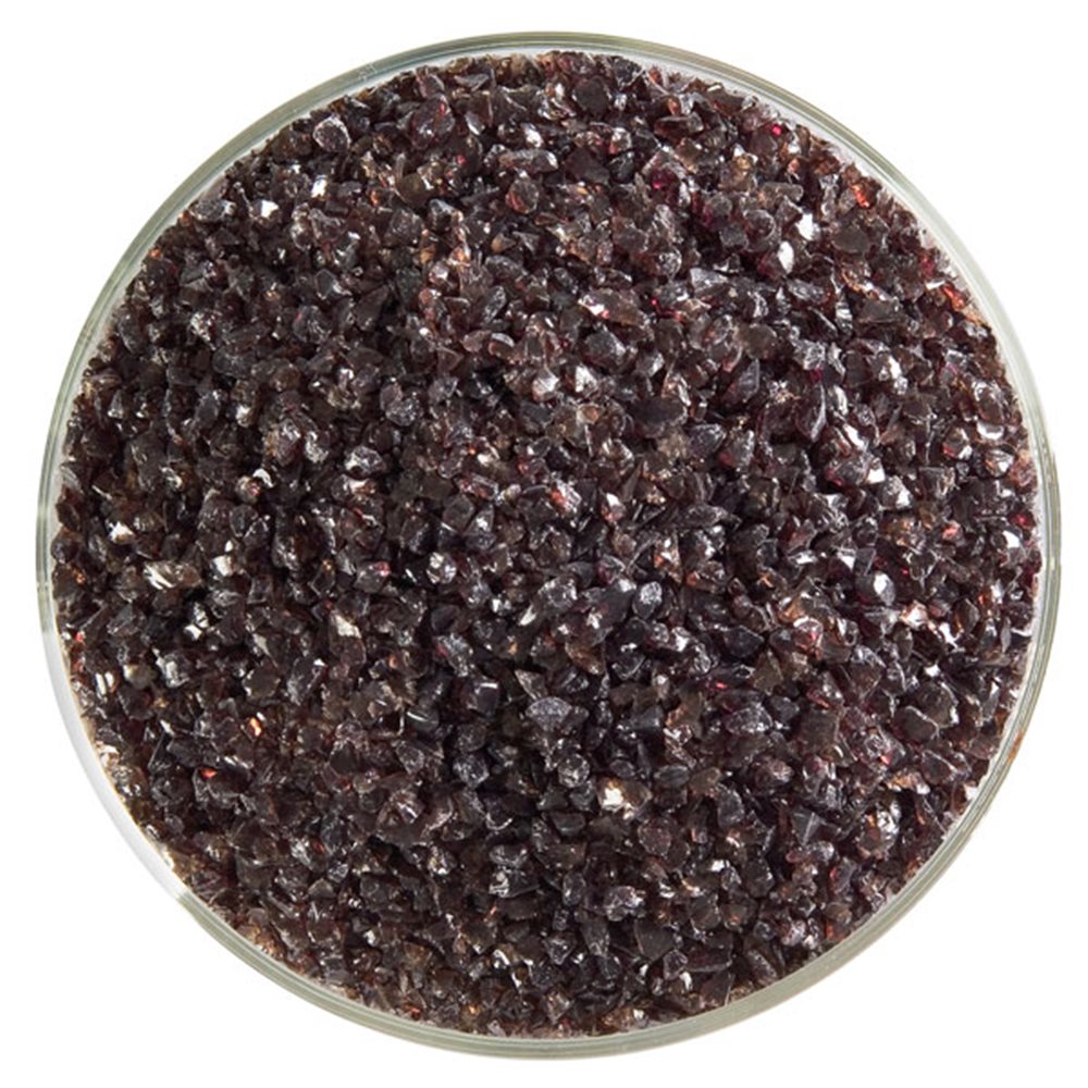 Bullseye Frit - Dark Rose Brown - Moyen - 450g - Transparent