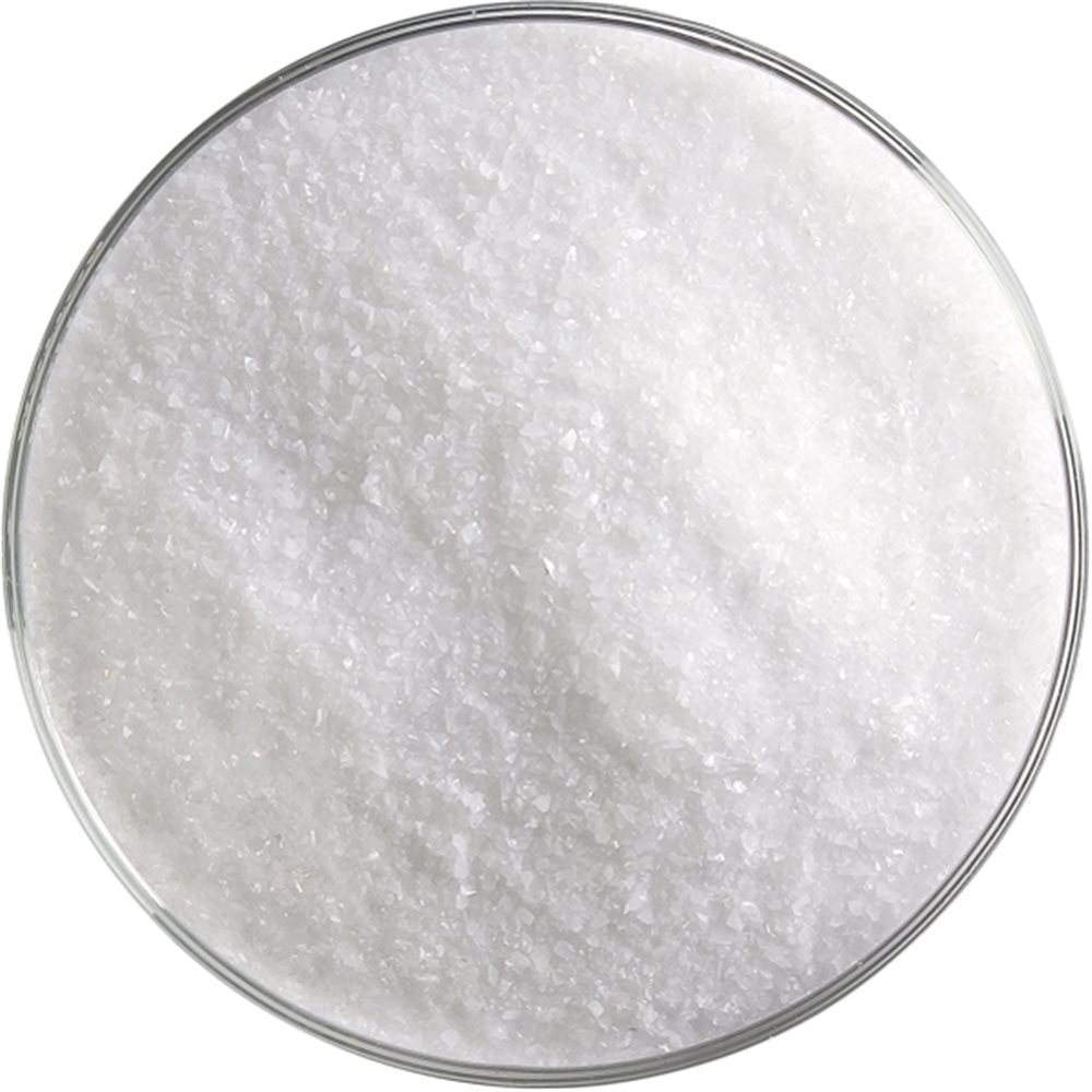 Bullseye Frit - Opaque White - Fine - 2.25kg - Opalescent