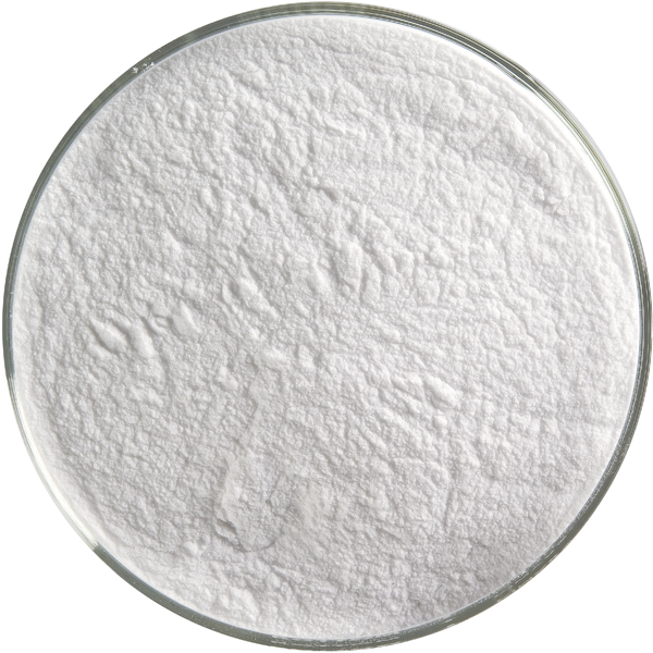 Bullseye Frit - Opaque White - Mehl - 2.25kg - Opaleszent