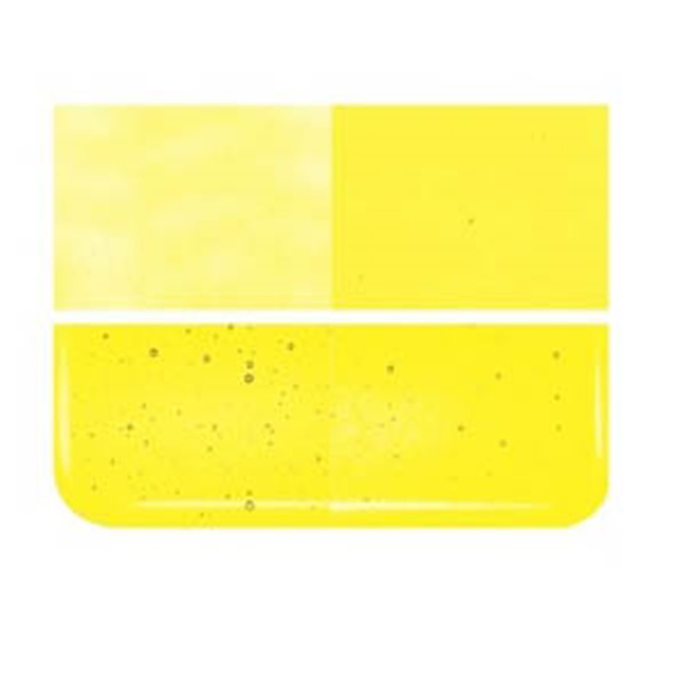 Bullseye Pale Yellow - Transparent - 3mm - Fusible Glass Sheets