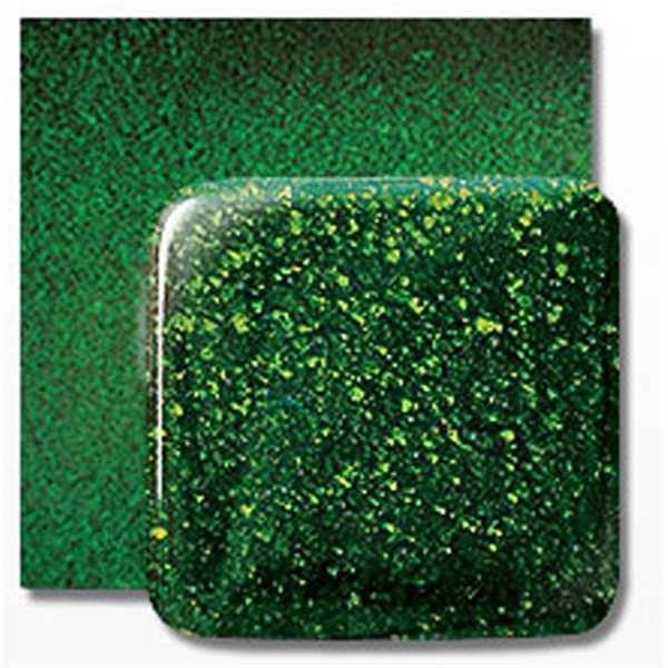 Spectrum Dark Green Aventurine - Transparent - 3mm - Fusible Glass Sheets