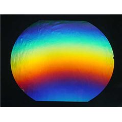 Dichroic - Rainbow 1 - On Thin Black - For Moretti - 1/8 Sheet