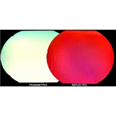 Dichroic - Candy Apple Red - On Thin Clear - For Moretti - 1/8 Sheet