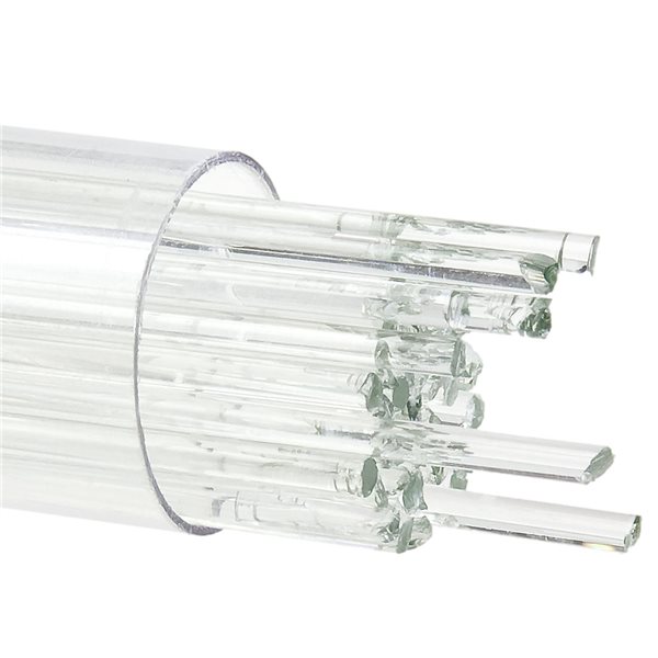 Bullseye Stringer - Reactive Ice Clear - 2mm - 180g - Transparent 