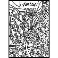 Rubber Stamp Mat - Fandango - 10x12.5cm