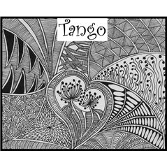 Rubber Stamp Mat - Tango - 10x12.5cm