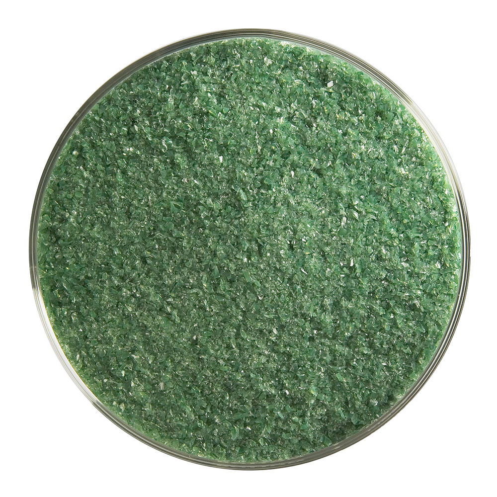 Bullseye Frit - Dark Forest Green - Fine - 450g - Opalescent