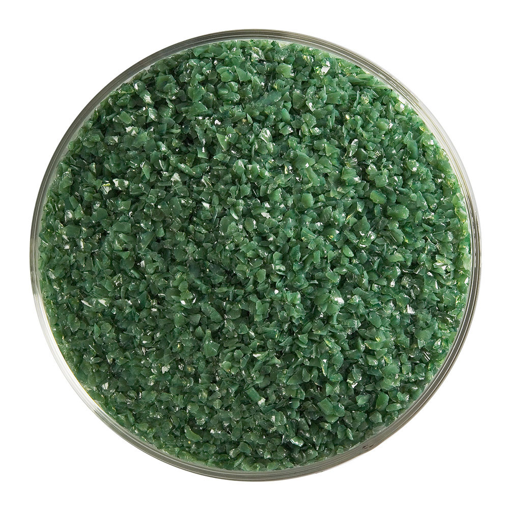 Bullseye Frit - Dark Forest Green - Medium - 450g - Opalescent