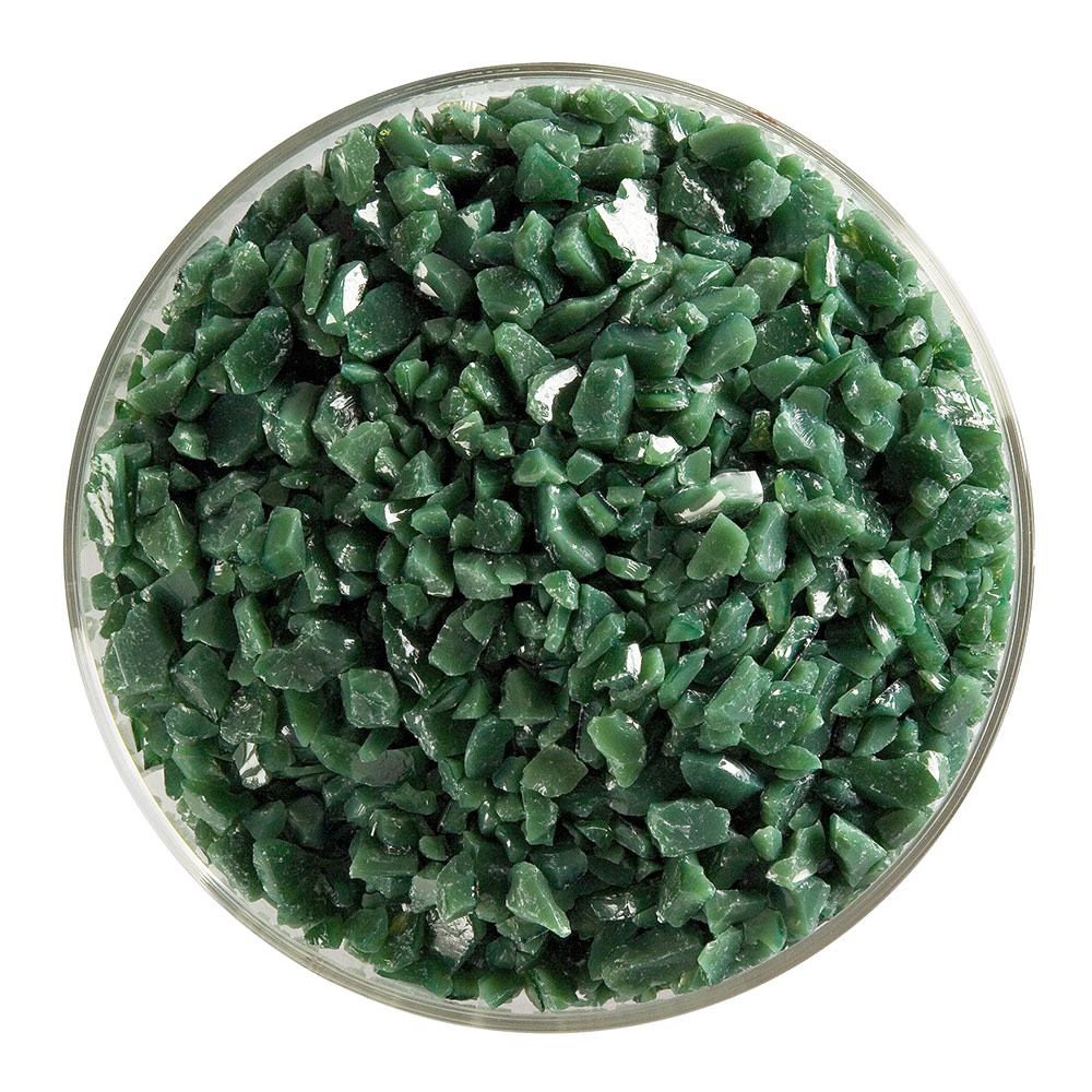 Bullseye Frit - Dark Forest Green - Coarse - 450g - Opalescent