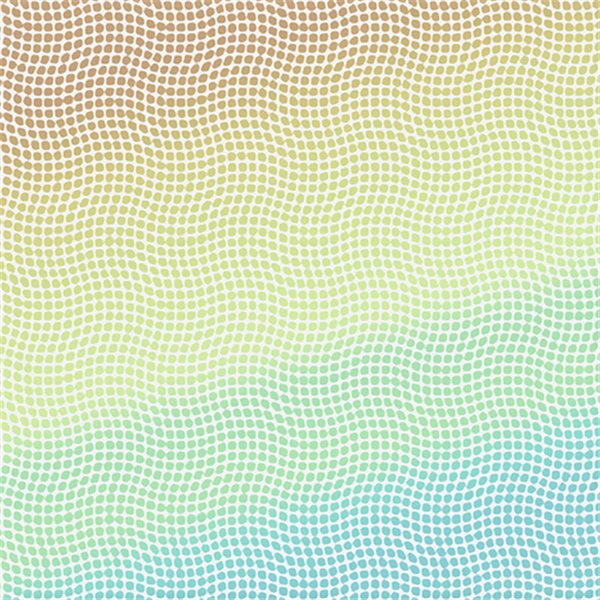 Dichroic - Warp - Rainbow on Clear - 20x10cm