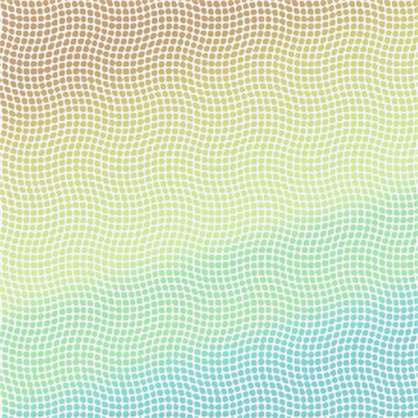 Dichroic - Warp - Rainbow on Clear - 20x10cm