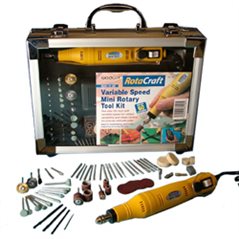 RotaCraft RC18 - Rotary Tool Kit - 12V - Variable Speed