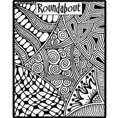 Rubber Stamp Mat - Roundabout - 10x12.5cm