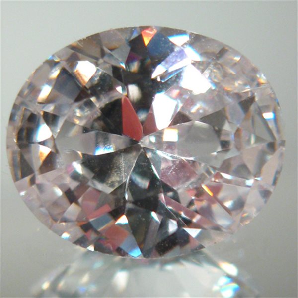 Cubic Zirconia - White - Oval - 9x7mm - 1pc