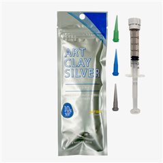 Art Clay Silver - Spritzmasse & 3 Tüllen - 10g  
