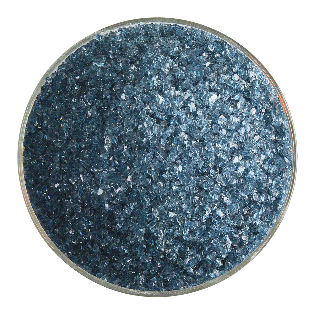 Bullseye Frit - Sea Blue - Medium - 450g - Transparent