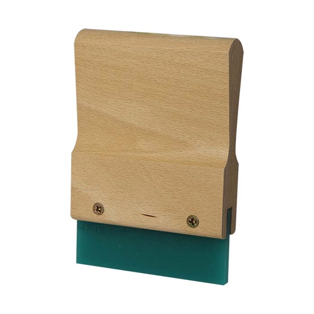 Wood Squeegee Handle & Blade - 10cm