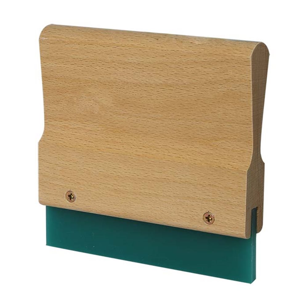 Wood Squeegee Handle & Blade - 15cm