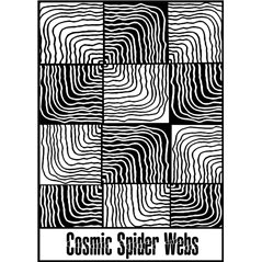 Rubber Stamp Mat - Cosmic Spider Web - 10x12.5cm