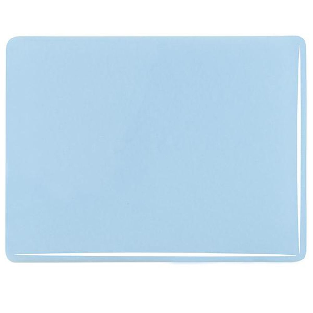 Bullseye Glacier Blue - Opalescent - 3mm - Fusible Glass Sheets