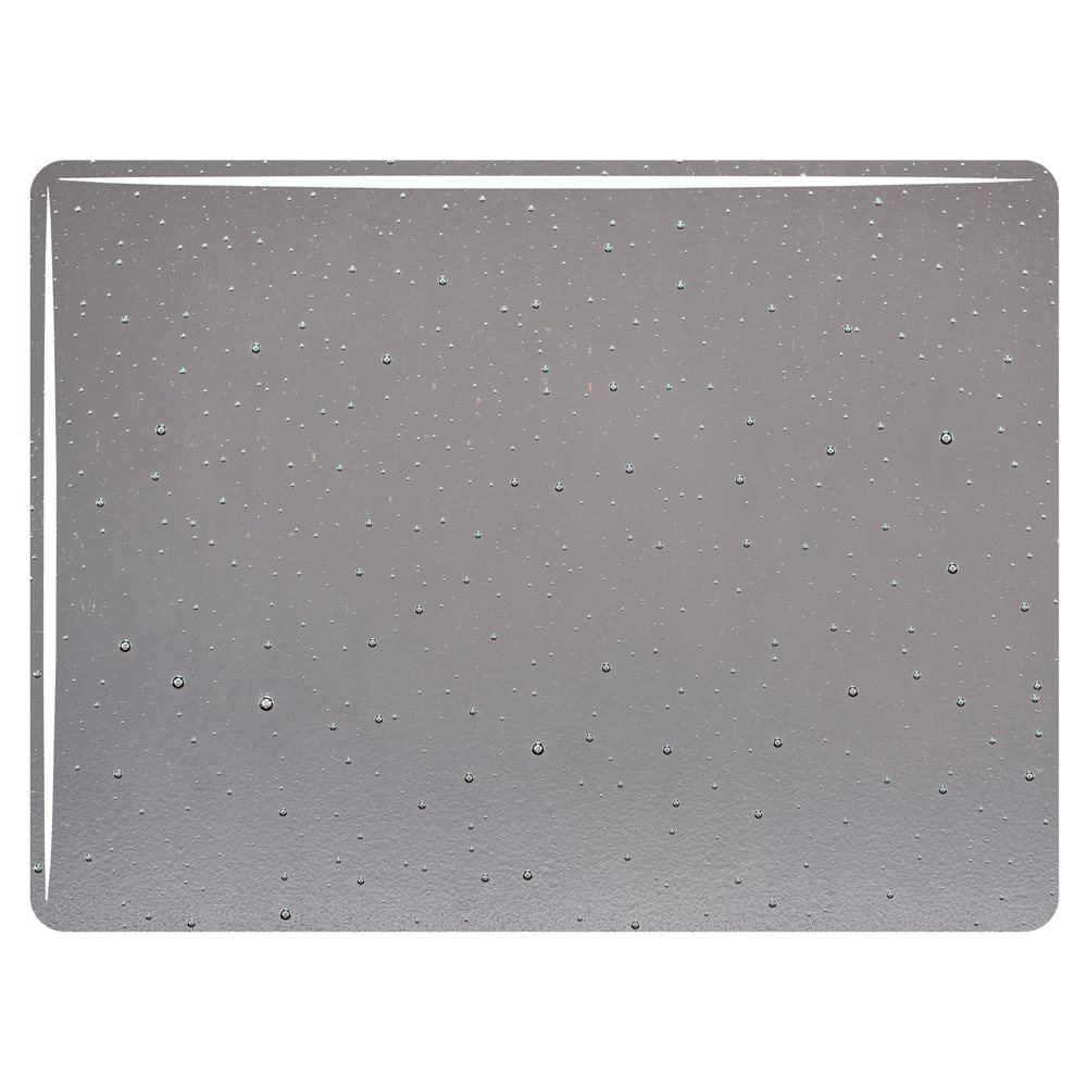 Bullseye Pewter - Transparent - 3mm - Fusible Glass Sheets