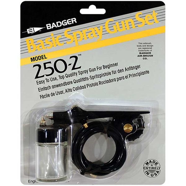 Badger Basic Spray Gun Set – with 22ml jar