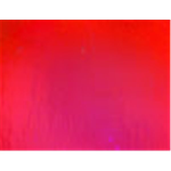 Dichroic - Candy Apple Red - On Thin Clear - For Moretti - 1/8 Sheet