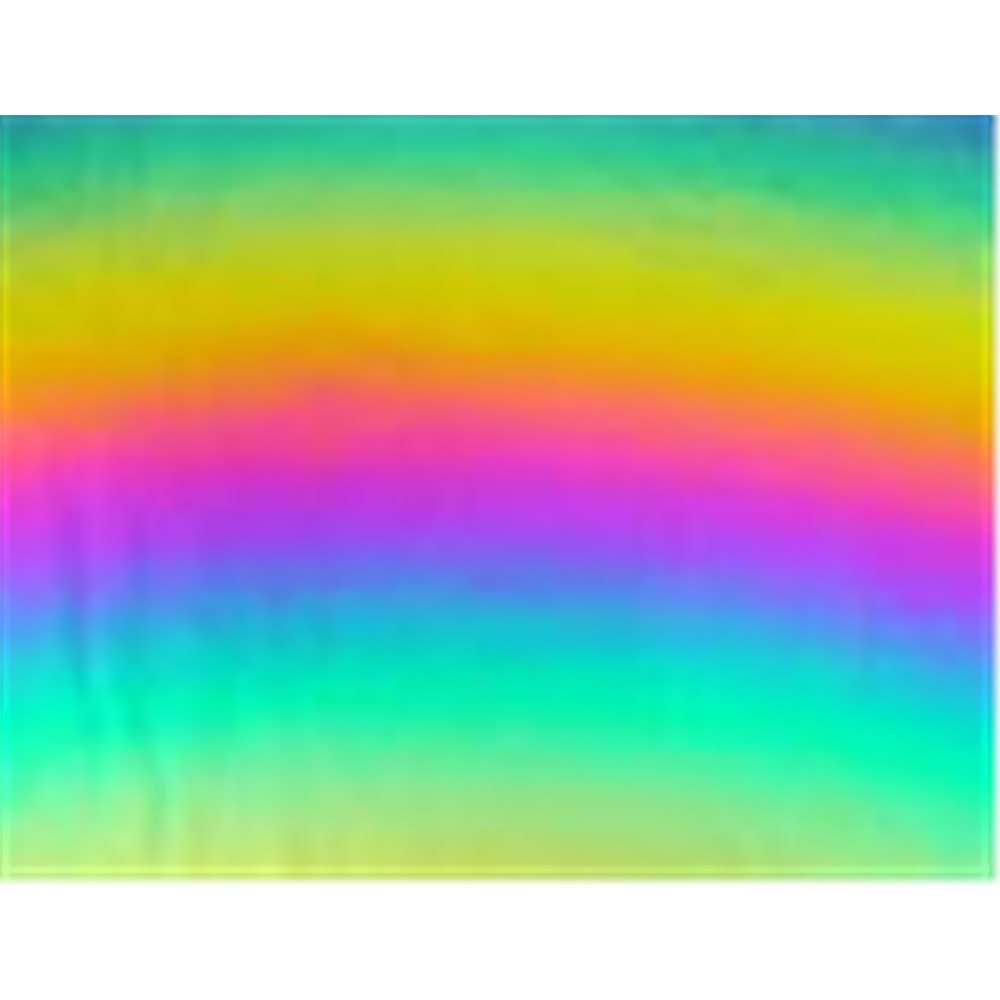 Dichroic - Rainbow 2 - On Thin Black - For Moretti - 1/8 Sheet