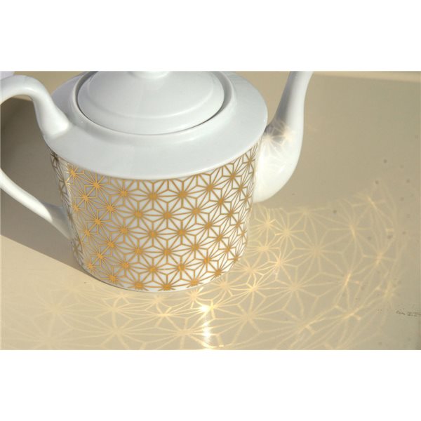 Decal - Medieval Line Pattern - Gold - 21x8.5 cm