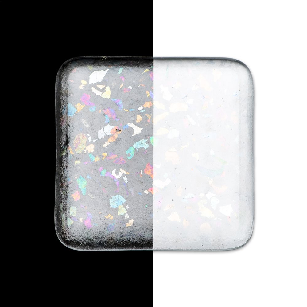 Bullseye Frit - Clear Irid Rainbow - Coarse - 2.25kg - Transparent