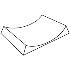 Simple Curve - 40.1x33.7x7.2cm - Fusing Form