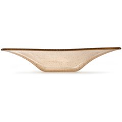 Square Bowl Simple Curve - 30.5x30.4x6.4cm - Base: 10.4cm - Moule pour Fusing