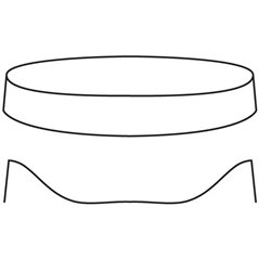 Bowl - 39.5x6.2cm - Moule pour Fusing
