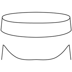 Bowl - 40.8x8.6cm - Moule pour Fusing