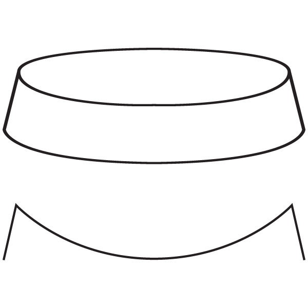 Bowl Step I - 41.8x8.5cm - Moule pour Fusing