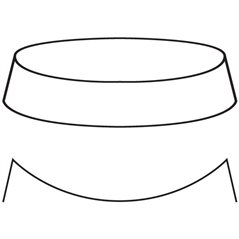 Bowl Step I - 41.8x8.5cm - Fusing Mould