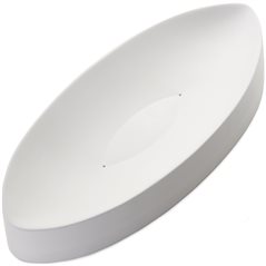 Oval Dish - 37.7x16.1x4.3cm - Basis: 11.4x3.9cm - Fusing Form