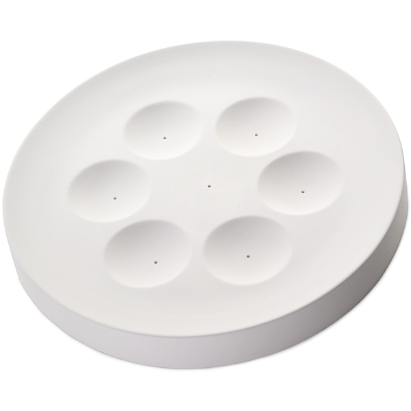 Seder Plate - 31.2x3.5cm - Opening: 6 x 6.6x1.3cm - Fusing Mould