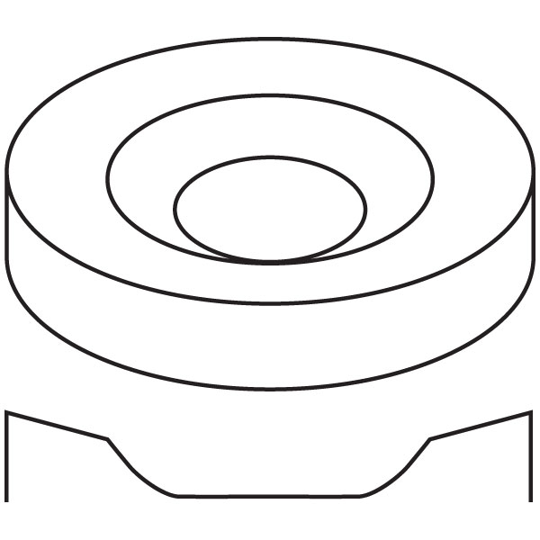Pasta Plate - 33.2x4.8cm - Basis: 21cm - Fusing Form